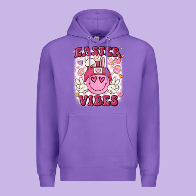 Easter Vibes Premium Hoodie Designed By Maliassmallbusiness