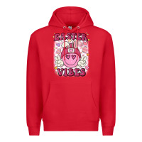 Red Easter vibes Premium Hoodie - MaliasSmallBusiness