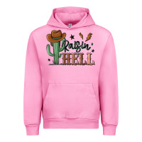 Fuchsia Pink raisin hell cowboy cactus Urban Hoodie - MaliasSmallBusiness