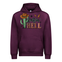 Mauve Wine raisin hell cowboy cactus Urban Hoodie - MaliasSmallBusiness