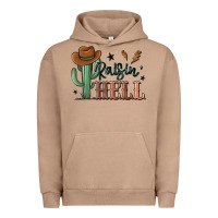 Pigment Burro raisin hell cowboy cactus Urban Hoodie - MaliasSmallBusiness