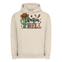 Pigment French Oak raisin hell cowboy cactus Urban Hoodie - MaliasSmallBusiness