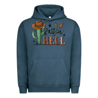 Pigment Midnight Navy raisin hell cowboy cactus Urban Hoodie - MaliasSmallBusiness