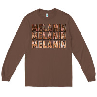 Chestnut melanin melanin melanin Long Sleeve Tee - texasbilliewilder