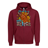Burgundy don't be a salty heifer Zipper Hoodie - Zillion Design Studio