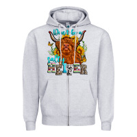 Heather Grey don't be a salty heifer Zipper Hoodie - Zillion Design Studio