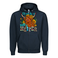 Navy don't be a salty heifer Zipper Hoodie - Zillion Design Studio