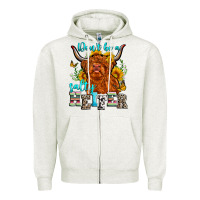 Oatmeal Heather don't be a salty heifer Zipper Hoodie - Zillion Design Studio