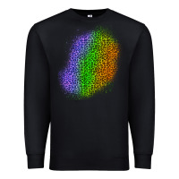 Black halloween leopard patch 4 Premium Sweatshirt - BundleAndBundleShop