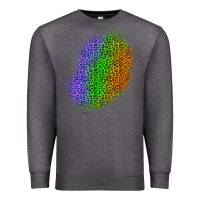 Charcoal Heather halloween leopard patch 4 Premium Sweatshirt - BundleAndBundleShop
