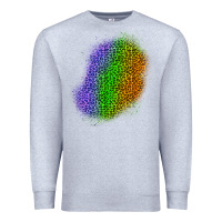 Heather Grey halloween leopard patch 4 Premium Sweatshirt - BundleAndBundleShop