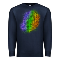 Navy halloween leopard patch 4 Premium Sweatshirt - BundleAndBundleShop