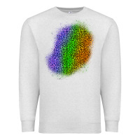 Oatmeal Heather halloween leopard patch 4 Premium Sweatshirt - BundleAndBundleShop