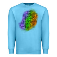 Ocean Blue halloween leopard patch 4 Premium Sweatshirt - BundleAndBundleShop
