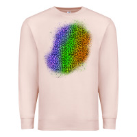 Pale Pink halloween leopard patch 4 Premium Sweatshirt - BundleAndBundleShop