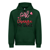 Forest Green this girl will change the world Urban Hoodie - MaliasSmallBusiness
