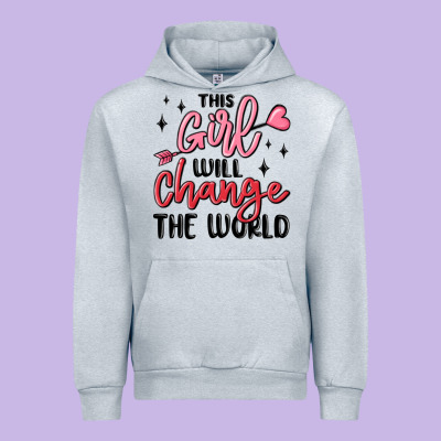 This Girl Will Change The World Urban Hoodie Designed By Maliassmallbusiness