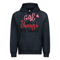 Navy this girl will change the world Urban Hoodie - MaliasSmallBusiness
