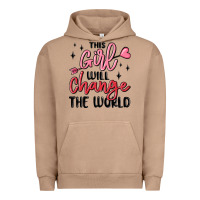 Pigment Burro this girl will change the world Urban Hoodie - MaliasSmallBusiness