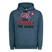Pigment Midnight Navy this girl will change the world Urban Hoodie - MaliasSmallBusiness