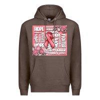 Coffee cancer words Premium Hoodie - MaliasSmallBusiness