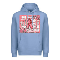 Colony Blue cancer words Premium Hoodie - MaliasSmallBusiness