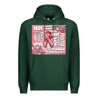 Sports Green cancer words Premium Hoodie - MaliasSmallBusiness