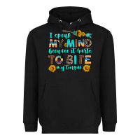 Black i speak my mind because it hurts to bite my tongue Heavyweight Hoodie - AdoDesignShop