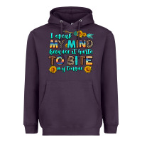 Plum i speak my mind because it hurts to bite my tongue Heavyweight Hoodie - AdoDesignShop