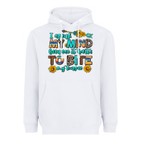 White i speak my mind because it hurts to bite my tongue Heavyweight Hoodie - AdoDesignShop