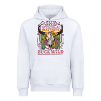 White she kinda buck wild with bull skull Urban Hoodie - NancyCooperArtShop