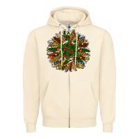 Sandshell new year sunflower Zipper Hoodie - RanaPortraitStore