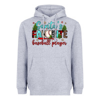 Heather Grey santa s favorite baseball player Heavyweight Hoodie - JahusDesignShop