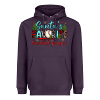 Plum santa s favorite baseball player Heavyweight Hoodie - JahusDesignShop