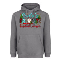 Santa S Favorite Baseball Player Heavyweight Hoodie | Teevron