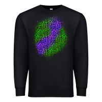 Black halloween leopard patch 3 Premium Sweatshirt - BundleAndBundleShop