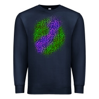 Navy halloween leopard patch 3 Premium Sweatshirt - BundleAndBundleShop