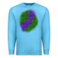 Ocean Blue halloween leopard patch 3 Premium Sweatshirt - BundleAndBundleShop