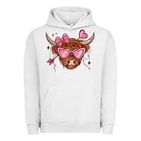 Pigment Lunar Rock valentines day long haired cow Urban Hoodie - MaliasSmallBusiness