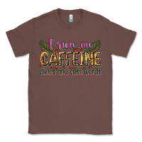 Chestnut i run on caffeine chaos and cuss words Classic Tee - Zillion Design Studio