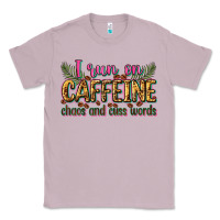 Lilac i run on caffeine chaos and cuss words Classic Tee - Zillion Design Studio