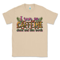 Mushroom i run on caffeine chaos and cuss words Classic Tee - Zillion Design Studio