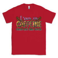 Red i run on caffeine chaos and cuss words Classic Tee - Zillion Design Studio
