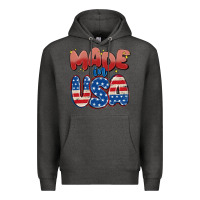 Charcoal Heather made in usa Premium Hoodie - MaliasSmallBusiness