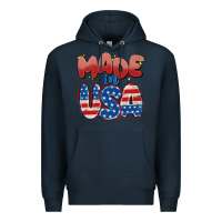 Navy made in usa Premium Hoodie - MaliasSmallBusiness