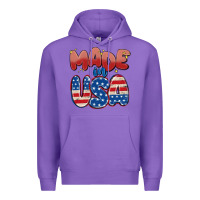 Purple made in usa Premium Hoodie - MaliasSmallBusiness