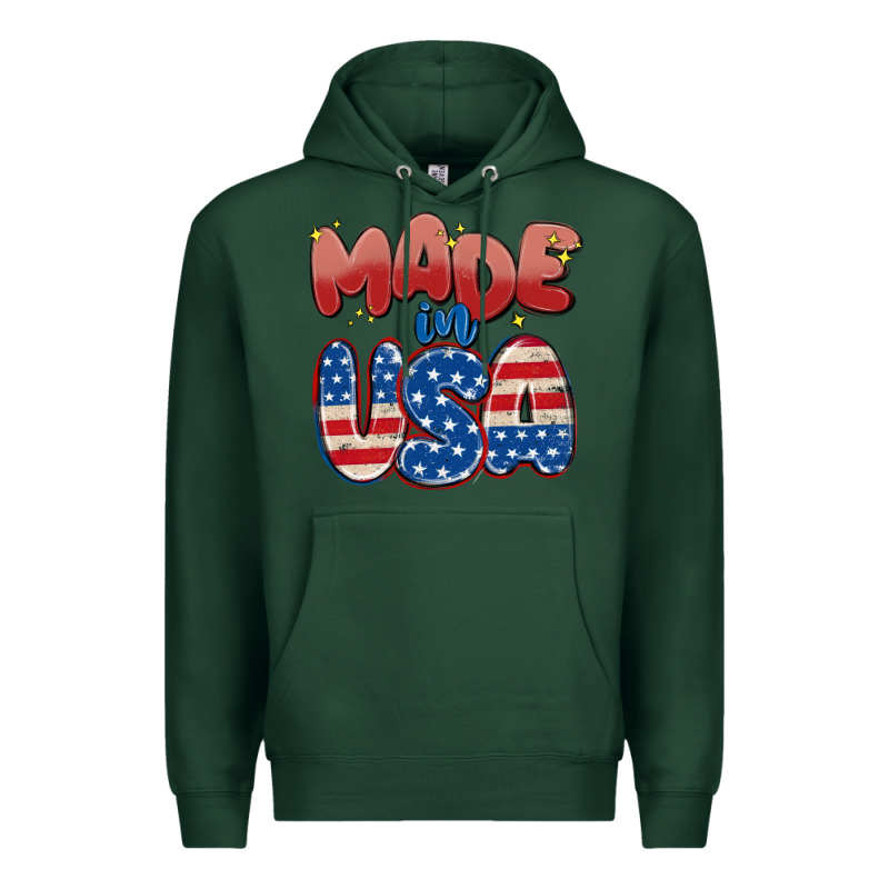 Made In Usa Premium Hoodie by MaliasSmallBusiness | Teevron