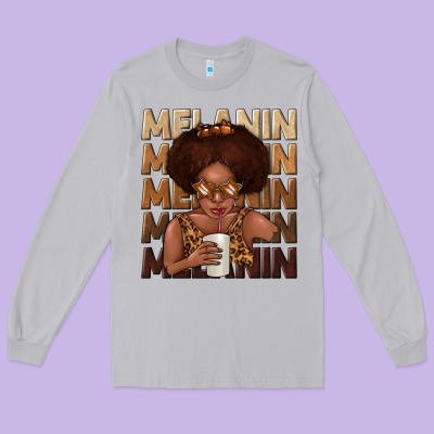 Long Sleeve Tee melanin kid