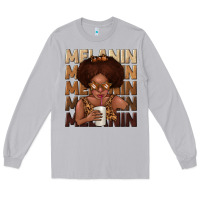 Moon Dust melanin kid Long Sleeve Tee - texasbilliewilder