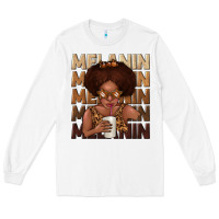 White melanin kid Long Sleeve Tee - texasbilliewilder